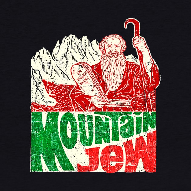 Moses Ten Commandments Pun Mountain Jew by HannessyRin